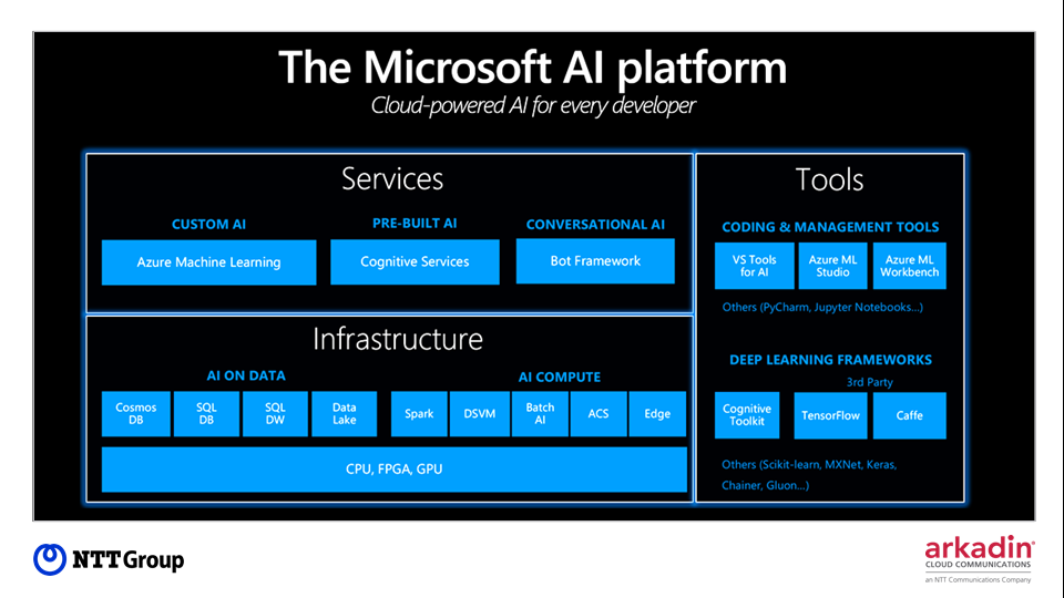 The Microsoft AI platform